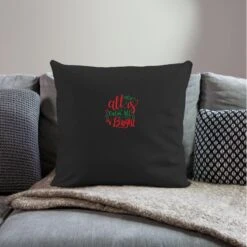 Premier Home Living Shop -Premier Home Living Shop all is calm all is bright christmas gift sofa pillow with filling 45cm x 45cm 1