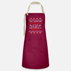 'ALL IWANT FOR CHRISTMAS IS TO RUN OVER REINDEER' Apron | Spreadshirt 7 'ALL IWANT FOR CHRISTMAS IS TO RUN OVER REINDEER' Apron | Spreadshirt -Premier Home Living Shop all iwant for christmas is to run over reindeer artisan apron 2