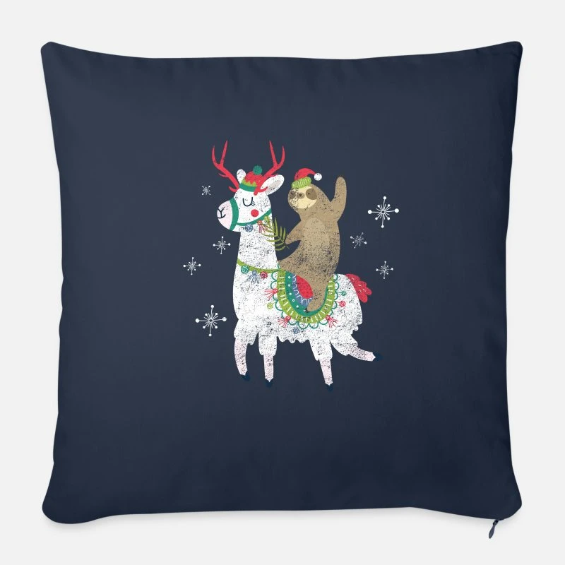 'Alpaca Lama Christmas Funny Cool Gift' Pillowcase 17,3'' X 17,3'' (45 X 45 Cm) | Spreadshirt 6 'Alpaca Lama Christmas Funny Cool Gift' Pillowcase 17,3'' X 17,3'' (45 X 45 Cm) | Spreadshirt - Image 4