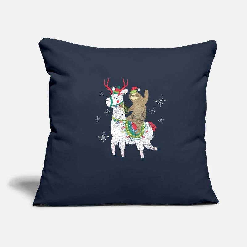 'Alpaca Lama Christmas Funny Cool Gift' Pillowcase 17,3'' X 17,3'' (45 X 45 Cm) | Spreadshirt 3 'Alpaca Lama Christmas Funny Cool Gift' Pillowcase 17,3'' X 17,3'' (45 X 45 Cm) | Spreadshirt