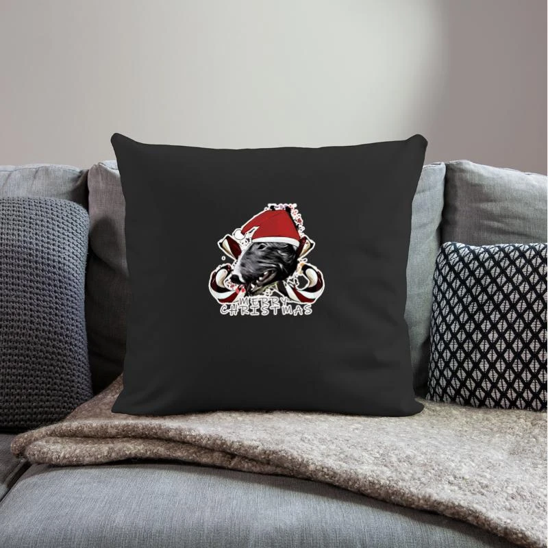 'Bull Terrier Christmas' Pillowcase 17,3'' X 17,3'' (45 X 45 Cm) | Spreadshirt 4 'Bull Terrier Christmas' Pillowcase 17,3'' X 17,3'' (45 X 45 Cm) | Spreadshirt - Image 2