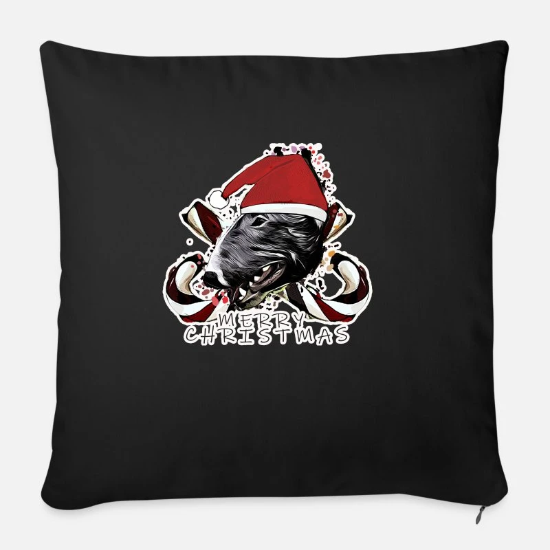 'Bull Terrier Christmas' Pillowcase 17,3'' X 17,3'' (45 X 45 Cm) | Spreadshirt 6 'Bull Terrier Christmas' Pillowcase 17,3'' X 17,3'' (45 X 45 Cm) | Spreadshirt - Image 4