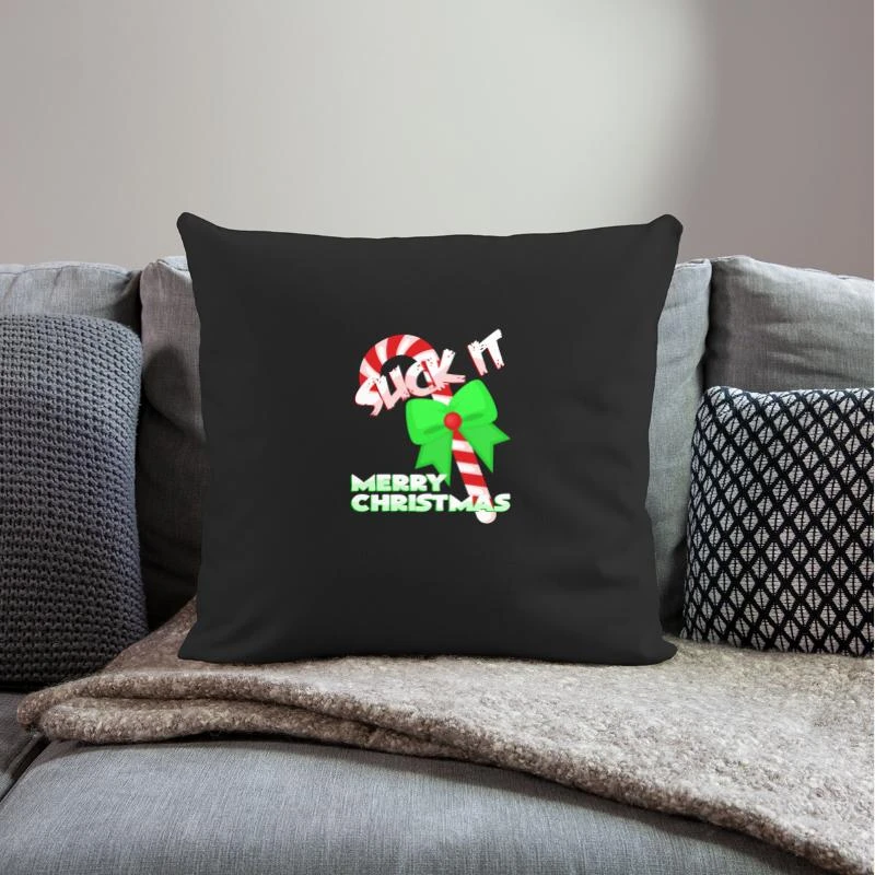 'Candy Cane Christmas' Pillowcase 17,3'' X 17,3'' (45 X 45 Cm) | Spreadshirt 4 'Candy Cane Christmas' Pillowcase 17,3'' X 17,3'' (45 X 45 Cm) | Spreadshirt - Image 2