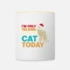 'Cat Christmas Quote I’M Only Talking To My Cat Tod' Two-Tone Mug | Spreadshirt 2 'Cat Christmas Quote I’M Only Talking To My Cat Tod' Two-Tone Mug | Spreadshirt -Premier Home Living Shop cat christmas quote im only talking to my cat tod two tone mug