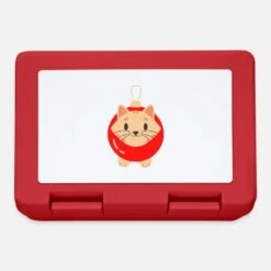 'Cat Funny Gift Christmas Cat Owner' Lunchbox | Spreadshirt -Premier Home Living Shop cat funny gift christmas cat owner lunchbox 2