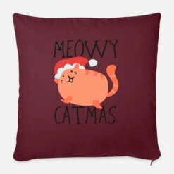 'Cat Gift Meow Christmas Christmas Present' Pillowcase 17,3'' X 17,3'' (45 X 45 Cm) | Spreadshirt 9 'Cat Gift Meow Christmas Christmas Present' Pillowcase 17,3'' X 17,3'' (45 X 45 Cm) | Spreadshirt -Premier Home Living Shop cat gift meow christmas christmas present pillowcase 173 x 173 45 x 45 cm 3
