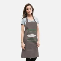 'Christmas Army Tank Ugly Sweater Knitted Design' Apron | Spreadshirt