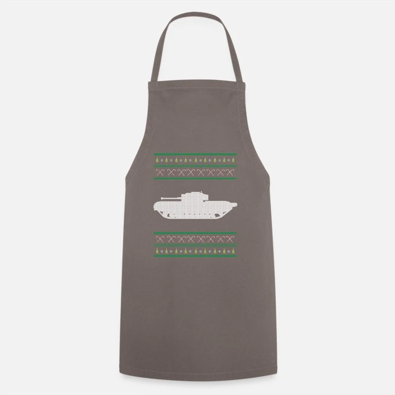 'Christmas Army Tank Ugly Sweater Knitted Design' Apron | Spreadshirt 8 'Christmas Army Tank Ugly Sweater Knitted Design' Apron | Spreadshirt - Image 6