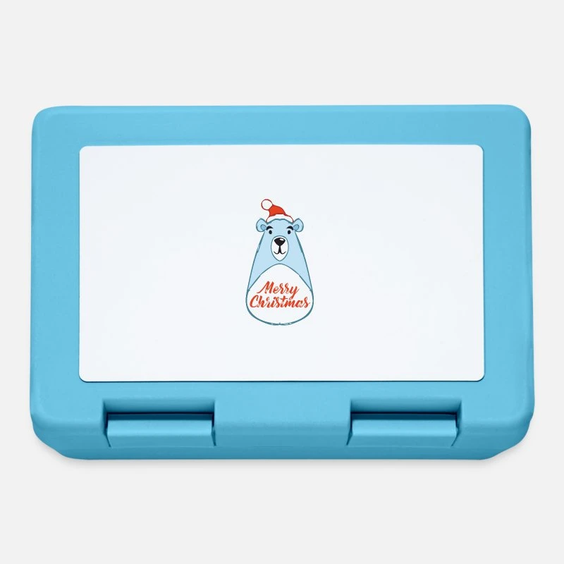'Christmas Bear' Lunchbox | Spreadshirt 5 'Christmas Bear' Lunchbox | Spreadshirt - Image 3