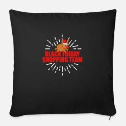 'Christmas Black Friday Shopping Team - Gift' Pillowcase 17,3'' X 17,3'' (45 X 45 Cm) | Spreadshirt -Premier Home Living Shop christmas black friday shopping team gift pillowcase 173 x 173 45 x 45 cm 3