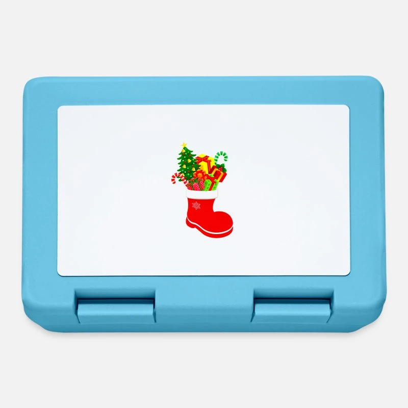 'Christmas Boot - Merry Christmas' Lunchbox | Spreadshirt 5 'Christmas Boot - Merry Christmas' Lunchbox | Spreadshirt - Image 3