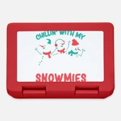 'Christmas Chill Out With My Friends' Lunchbox | Spreadshirt -Premier Home Living Shop christmas chill out with my friends lunchbox 2