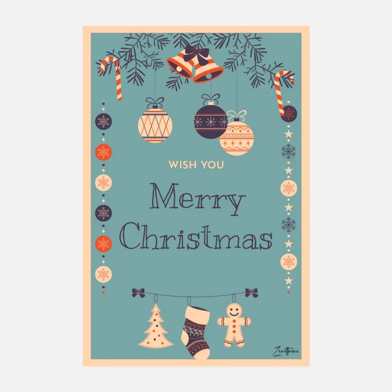 'Christmas Design V2' Poster | Spreadshirt 4 'Christmas Design V2' Poster | Spreadshirt - Image 2