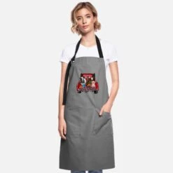 'Christmas Farm Animal Truck' Apron | Spreadshirt