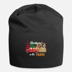 Build Your Brand 'Christmas On The Farm' Beanie | Spreadshirt