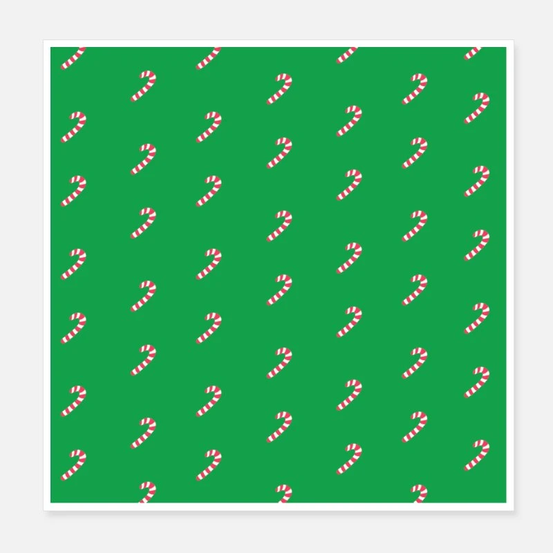 'Christmas Pattern Candy Cane Xmas Holiday Gift' Poster | Spreadshirt 4 'Christmas Pattern Candy Cane Xmas Holiday Gift' Poster | Spreadshirt - Image 2
