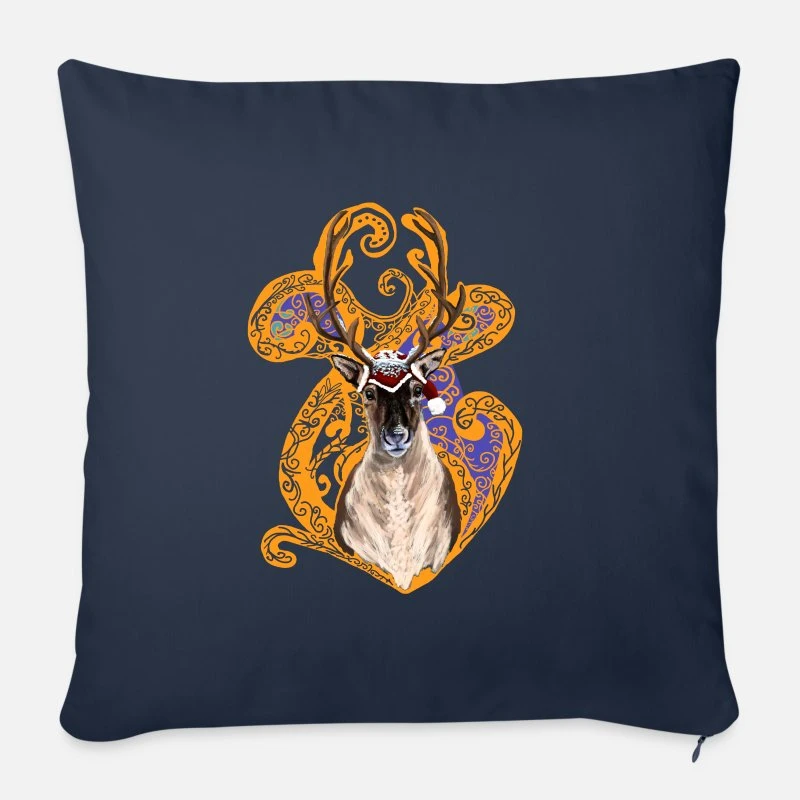 'Christmas Reindeer' Pillowcase 17,3'' X 17,3'' (45 X 45 Cm) | Spreadshirt 6 'Christmas Reindeer' Pillowcase 17,3'' X 17,3'' (45 X 45 Cm) | Spreadshirt - Image 4