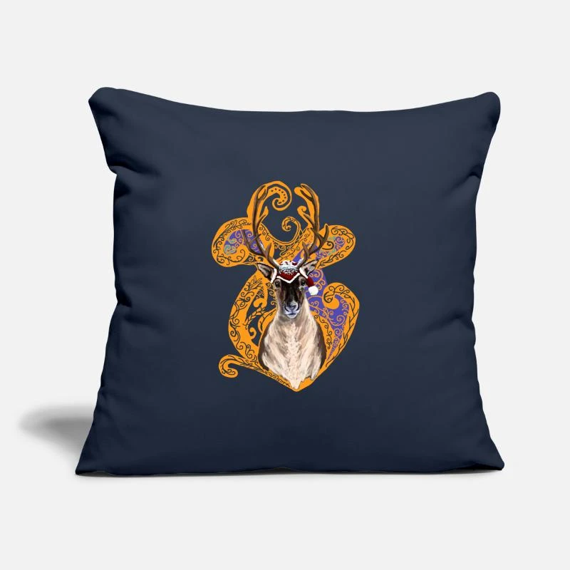 'Christmas Reindeer' Pillowcase 17,3'' X 17,3'' (45 X 45 Cm) | Spreadshirt 3 'Christmas Reindeer' Pillowcase 17,3'' X 17,3'' (45 X 45 Cm) | Spreadshirt