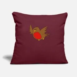 'Christmas Robin' Pillowcase 17,3'' X 17,3'' (45 X 45 Cm) | Spreadshirt