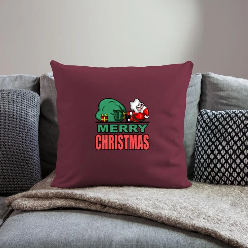 'Christmas Santa Claus Merry Christmas Xmas' Pillowcase 17,3'' X 17,3'' (45 X 45 Cm) | Spreadshirt 4 'Christmas Santa Claus Merry Christmas Xmas' Pillowcase 17,3'' X 17,3'' (45 X 45 Cm) | Spreadshirt - Image 2