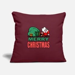 'Christmas Santa Claus Merry Christmas Xmas' Pillowcase 17,3'' X 17,3'' (45 X 45 Cm) | Spreadshirt