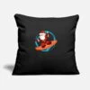 'Christmas Santa Claus Surfing - Gift Idea' Pillowcase 17,3'' X 17,3'' (45 X 45 Cm) | Spreadshirt 2 'Christmas Santa Claus Surfing - Gift Idea' Pillowcase 17,3'' X 17,3'' (45 X 45 Cm) | Spreadshirt -Premier Home Living Shop christmas santa claus surfing gift idea sofa pillow with filling 45cm x 45cm