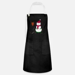 'christmas Snowman' Artisan Apron | Spreadshirt -Premier Home Living Shop christmas snowman artisan apron 2