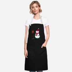 'christmas Snowman' Artisan Apron | Spreadshirt