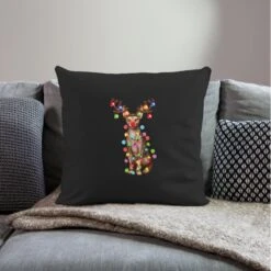 'Christmas Sphinx Cat Funny Xmas Pet Kitty Gift' Sofa Pillow With Filling 45cm X 45cm | Spreadshirt -Premier Home Living Shop christmas sphinx cat funny xmas pet kitty gift pillowcase 173 x 173 45 x 45 cm 1