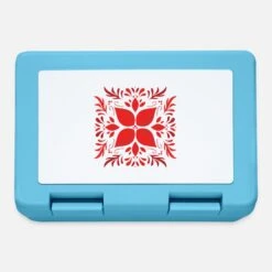 'Christmas Star In Red' Lunchbox | Spreadshirt -Premier Home Living Shop christmas star in red lunchbox 2