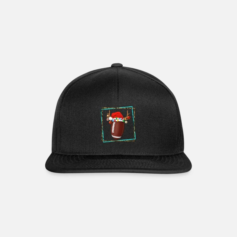 BEECHFIELD 'Christmas Tee Shirt, Christmas Football Santa Hat' Snapback Cap | Spreadshirt 5 BEECHFIELD 'Christmas Tee Shirt, Christmas Football Santa Hat' Snapback Cap | Spreadshirt - Image 3
