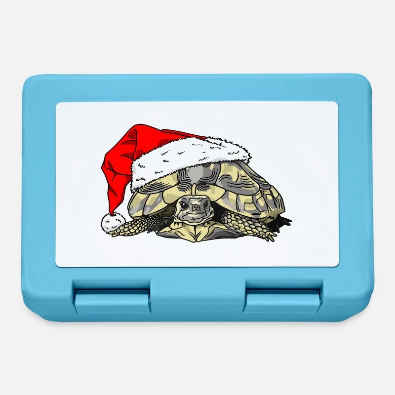 'Christmas Tortoise' Lunchbox | Spreadshirt 5 'Christmas Tortoise' Lunchbox | Spreadshirt - Image 3