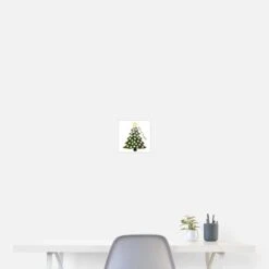 'Christmas Tree - Advent Calendar' Poster | Spreadshirt