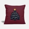 'Christmas Tree Made Of Black Cats' Pillowcase 17,3'' X 17,3'' (45 X 45 Cm) | Spreadshirt -Premier Home Living Shop christmas tree made of black cats pillowcase 173 x 173 45 x 45 cm