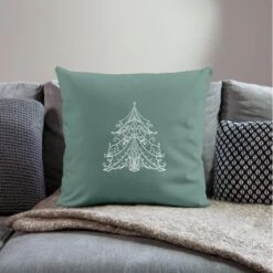 'Christmas Tree' Sofa Pillow With Filling 45cm X 45cm | Spreadshirt 7 'Christmas Tree' Sofa Pillow With Filling 45cm X 45cm | Spreadshirt -Premier Home Living Shop christmas tree pillowcase 173 x 173 45 x 45 cm 1