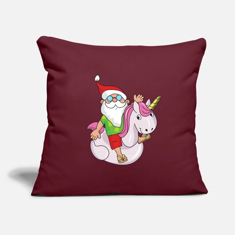 'Christmas Unicorn' Pillowcase 17,3'' X 17,3'' (45 X 45 Cm) | Spreadshirt 3 'Christmas Unicorn' Pillowcase 17,3'' X 17,3'' (45 X 45 Cm) | Spreadshirt
