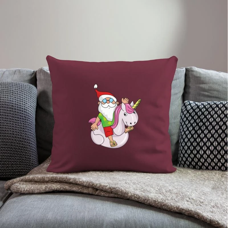 'Christmas Unicorn' Pillowcase 17,3'' X 17,3'' (45 X 45 Cm) | Spreadshirt 4 'Christmas Unicorn' Pillowcase 17,3'' X 17,3'' (45 X 45 Cm) | Spreadshirt - Image 2