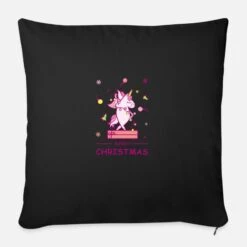 'Christmas Unicorn Unicorn Xmas Gift' Pillowcase 17,3'' X 17,3'' (45 X 45 Cm) | Spreadshirt -Premier Home Living Shop christmas unicorn unicorn xmas gift pillowcase 173 x 173 45 x 45 cm 3