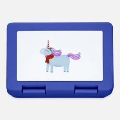 'Christmas Unicorn With Scarf' Lunchbox | Spreadshirt 7 'Christmas Unicorn With Scarf' Lunchbox | Spreadshirt -Premier Home Living Shop christmas unicorn with scarf lunchbox 2