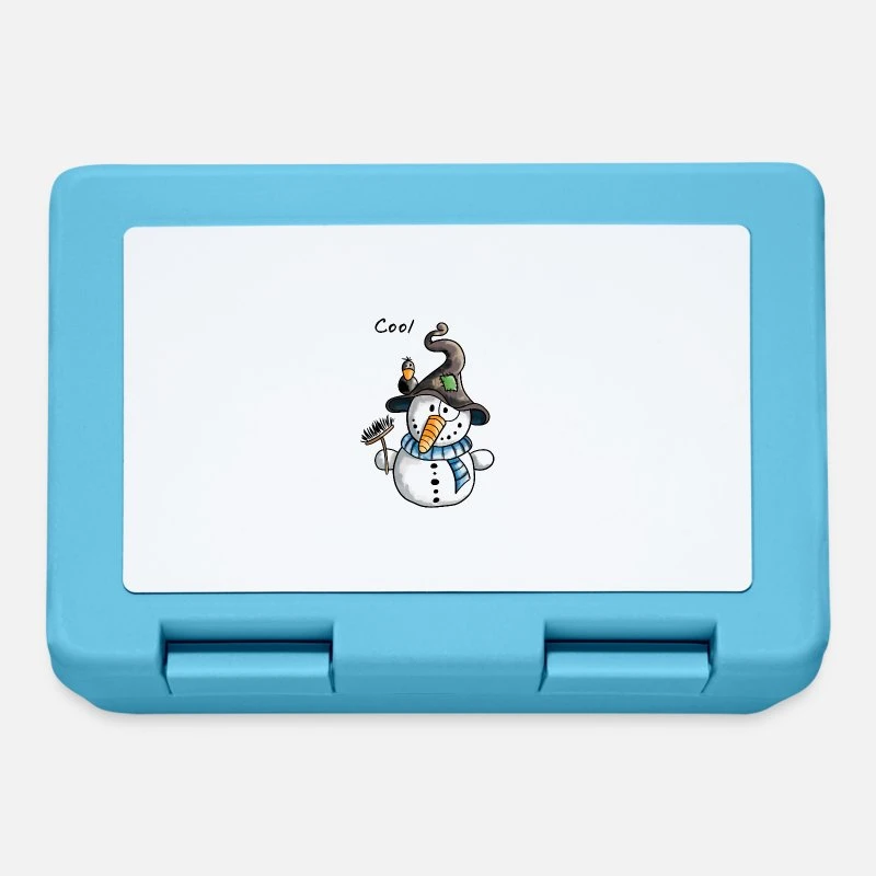 'Cool Snowman - Winter - Christmas - Gift' Lunchbox | Spreadshirt 5 'Cool Snowman - Winter - Christmas - Gift' Lunchbox | Spreadshirt - Image 3