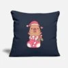 'Cute Capybara In Christmas Stocking' Sofa Pillow With Filling 45cm X 45cm | Spreadshirt 2 'Cute Capybara In Christmas Stocking' Sofa Pillow With Filling 45cm X 45cm | Spreadshirt -Premier Home Living Shop cute capybara in christmas stocking sofa pillow with filling 45cm x 45cm