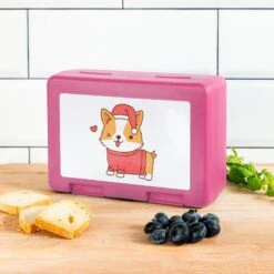 'Cute Christmas Corgi In Sweater And Santa Hat' Lunchbox | Spreadshirt
