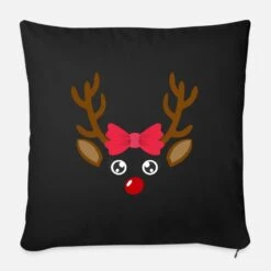 'Cute Reindeer Face Girl Christmas Xmas' Pillowcase 17,3'' X 17,3'' (45 X 45 Cm) | Spreadshirt 9 'Cute Reindeer Face Girl Christmas Xmas' Pillowcase 17,3'' X 17,3'' (45 X 45 Cm) | Spreadshirt -Premier Home Living Shop cute reindeer face girl christmas xmas pillowcase 173 x 173 45 x 45 cm 3