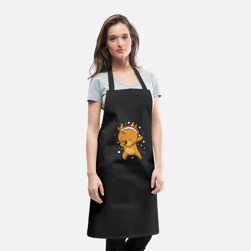 'Dabbing Dab Reindeer Christmas Xmas Reindeer' Apron | Spreadshirt 3 'Dabbing Dab Reindeer Christmas Xmas Reindeer' Apron | Spreadshirt