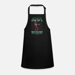 Premier® 'Dabbing Son Of A Nutcracker Ugly Christmas Sweater' Children's Apron | Spreadshirt