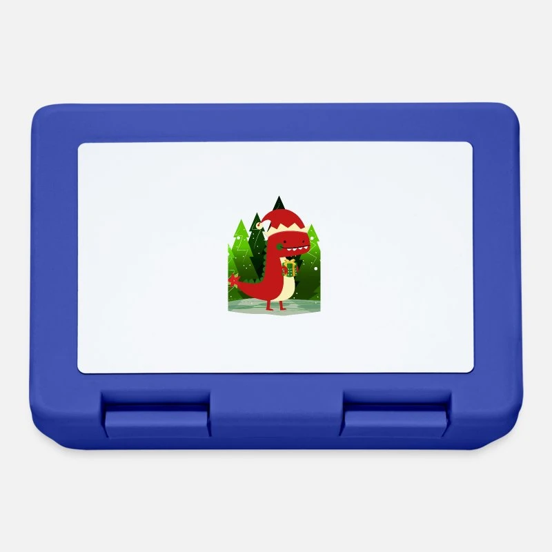 'Dinosaur Dino Gift Christmas Ugly Sweater' Lunchbox | Spreadshirt 5 'Dinosaur Dino Gift Christmas Ugly Sweater' Lunchbox | Spreadshirt - Image 3
