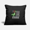 'Dinosaur Singing Christmas Gift' Pillowcase 17,3'' X 17,3'' (45 X 45 Cm) | Spreadshirt -Premier Home Living Shop dinosaur singing christmas gift pillowcase 173 x 173 45 x 45 cm