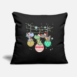 'Dinosaur T-Rex Santa Christmas Gift' Pillowcase 17,3'' X 17,3'' (45 X 45 Cm) | Spreadshirt