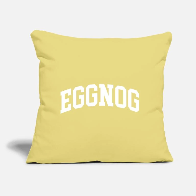 'Eggnog Christmas Retro College University' Sofa Pillow With Filling 45cm X 45cm | Spreadshirt 5 'Eggnog Christmas Retro College University' Sofa Pillow With Filling 45cm X 45cm | Spreadshirt - Image 3