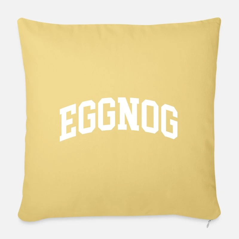 'Eggnog Christmas Retro College University' Sofa Pillow With Filling 45cm X 45cm | Spreadshirt 6 'Eggnog Christmas Retro College University' Sofa Pillow With Filling 45cm X 45cm | Spreadshirt - Image 4